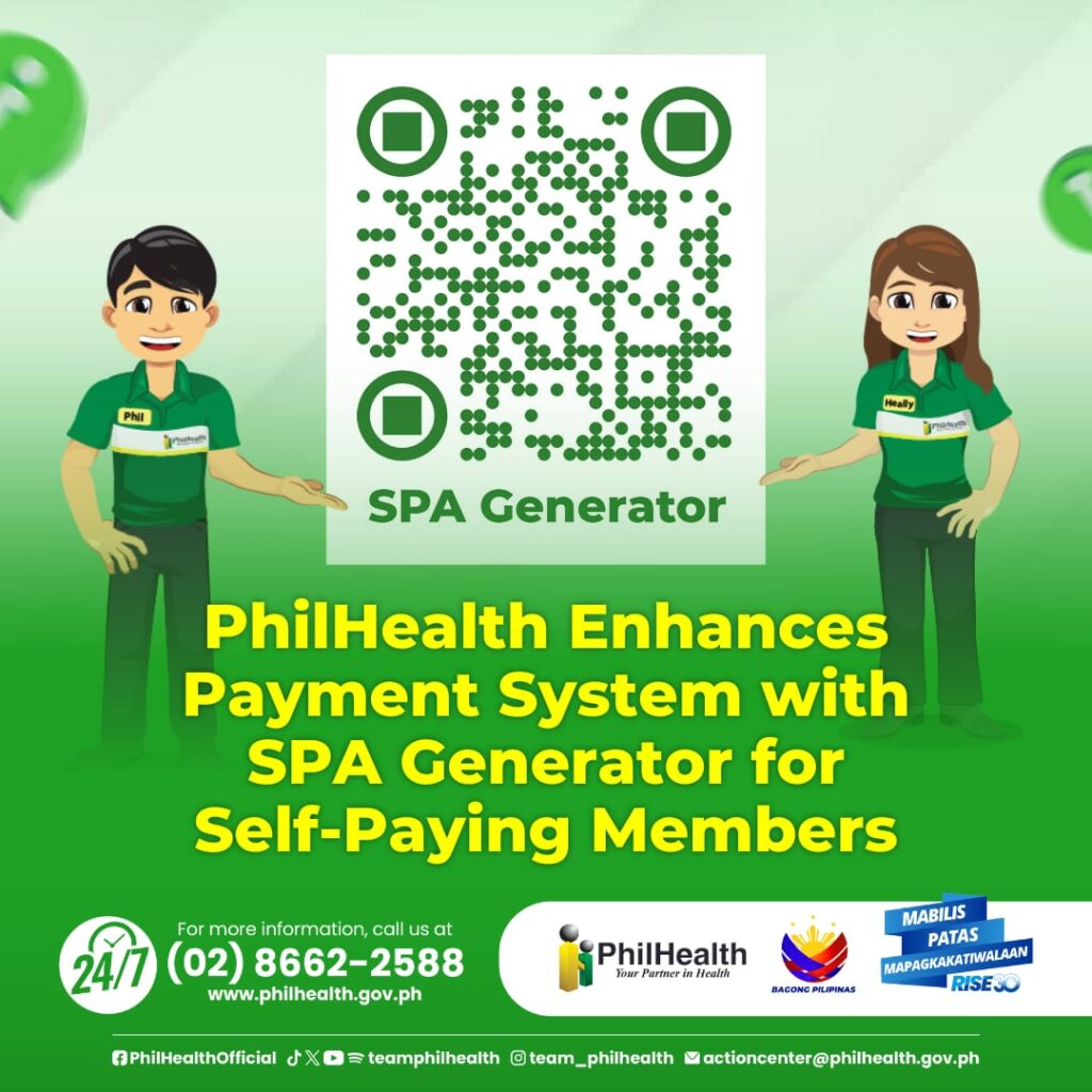 PhilHealth Enhances Payment System with SPA Generator for Self-Paying ...
